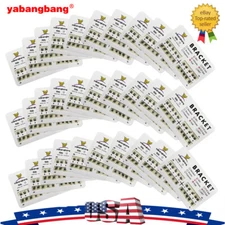 Dental Orthodontic Metal Brackets Braces Mini/Standard Roth/MBT 022 /Arch wires