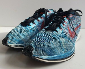 Nike Flyknit Racer Neo Turquoise Trainers UK 8.5, EU 43 | eBay
