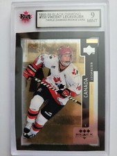 Vincent Lecavalier 1998-99 Triple Black Diamond Rookie Hockey Card KSA Graded 9!