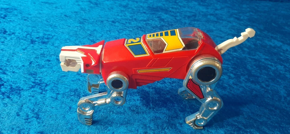 VOLTRON ROBOT MATTEL PANOSH PLACE 1984 LEONE ROSSO RED LION RICAMBI ORIGINALI V1 - Immagine 2 di 4