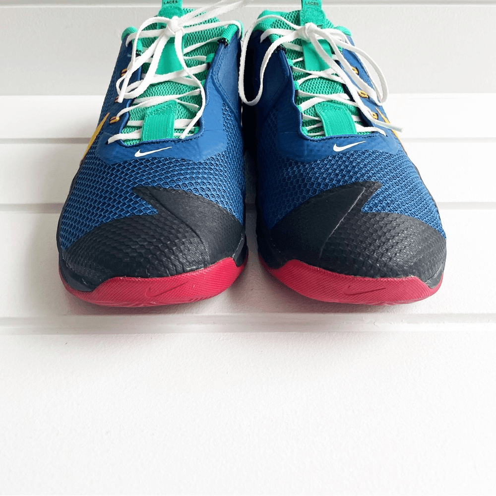 Nike Metcon 7 Men's React Hyperlift Lace Lock Sneakers Blue Gum