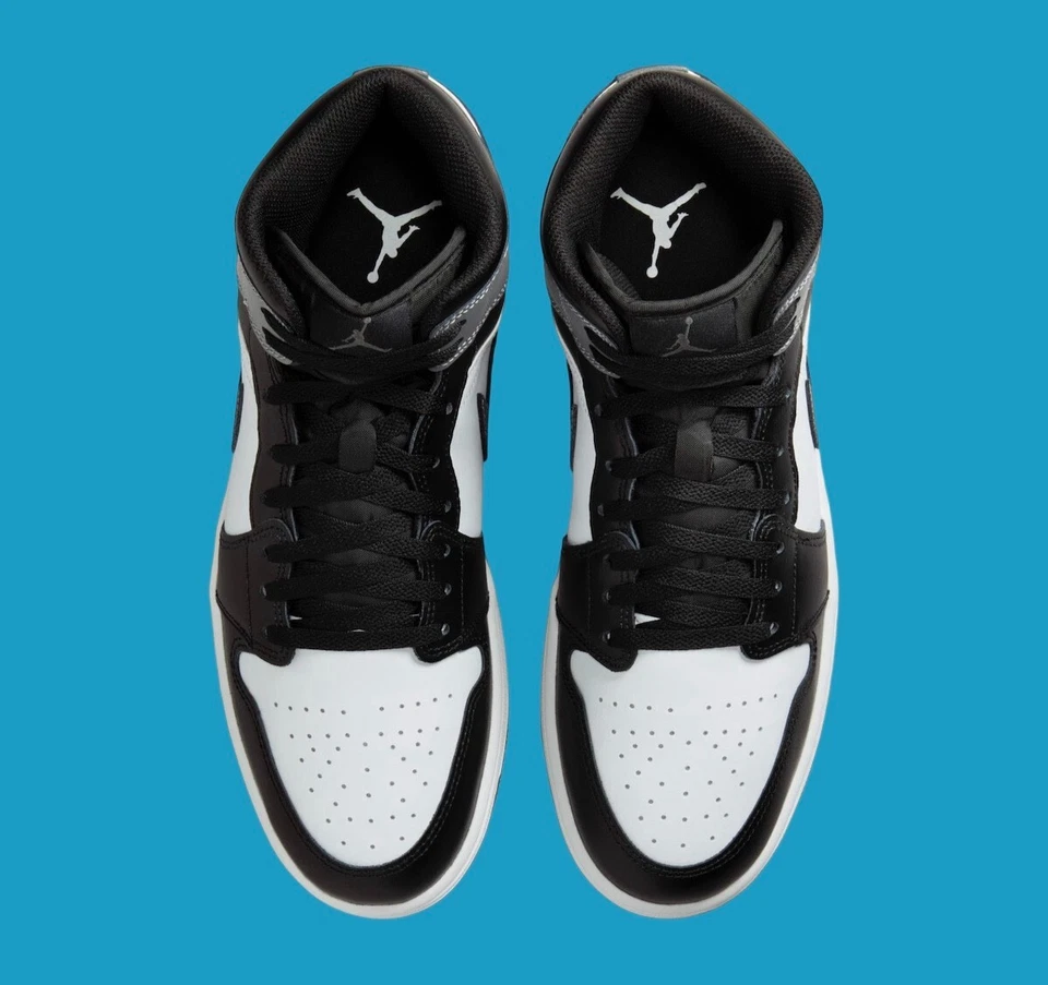 Zapatillas deportivas Nike Air Jordan 1 Mid gris y blanco para hombre DQ8426-001 Foto 4 de 4