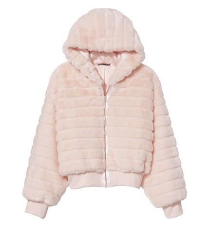 Faux Fur Bubble Jacket sherpa 