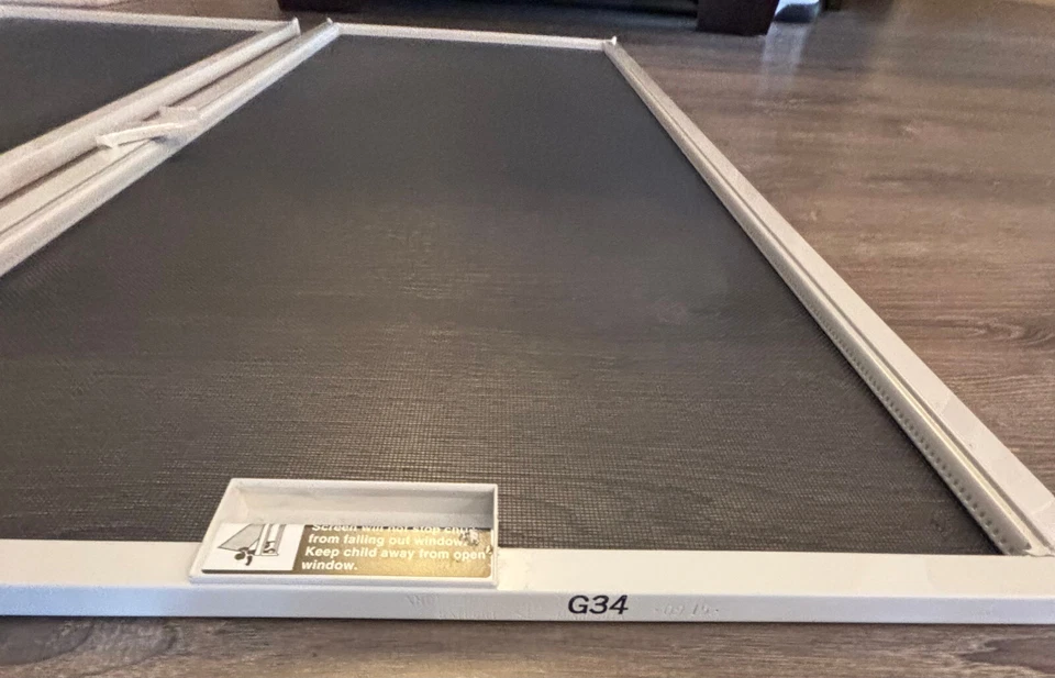 Anderson Windows 400 Series Gliding Window Insect Screen Truscene size G34 White - Image 3 of 4