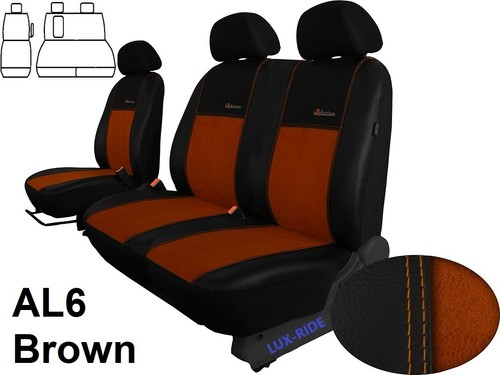 Citroen Relay Front Seat Covers - Waterproof, Tailored Fit For 2006-2022 Models (Black)