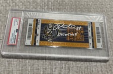Patrick Kane Signed Autograph 2016 NHL All Star Game Nash Hockey Ticket PSA COA