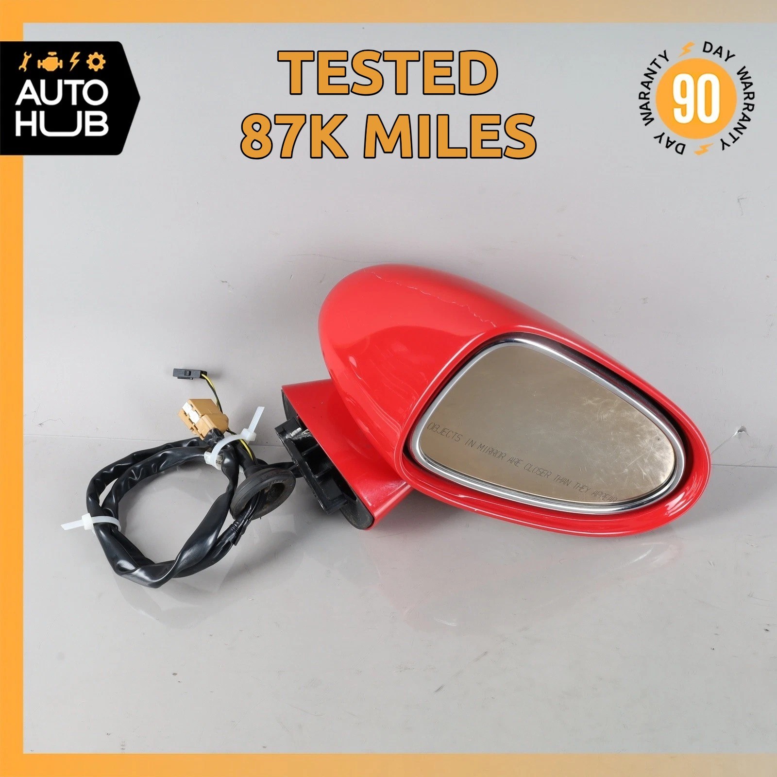 Bentley Continental GT 2003-2009 Rear Right Side mirror Red