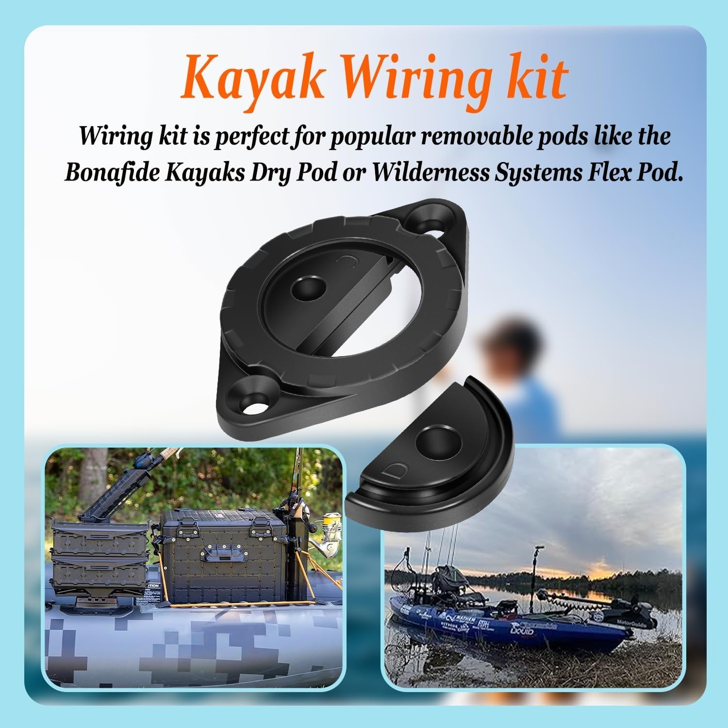 EMS-1001 GridLoc Through Hull Wiring Kits for Device Battery Connections|Kayak