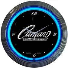 Neonetics 8CAMAR Gm Camaro Script Neon Clock