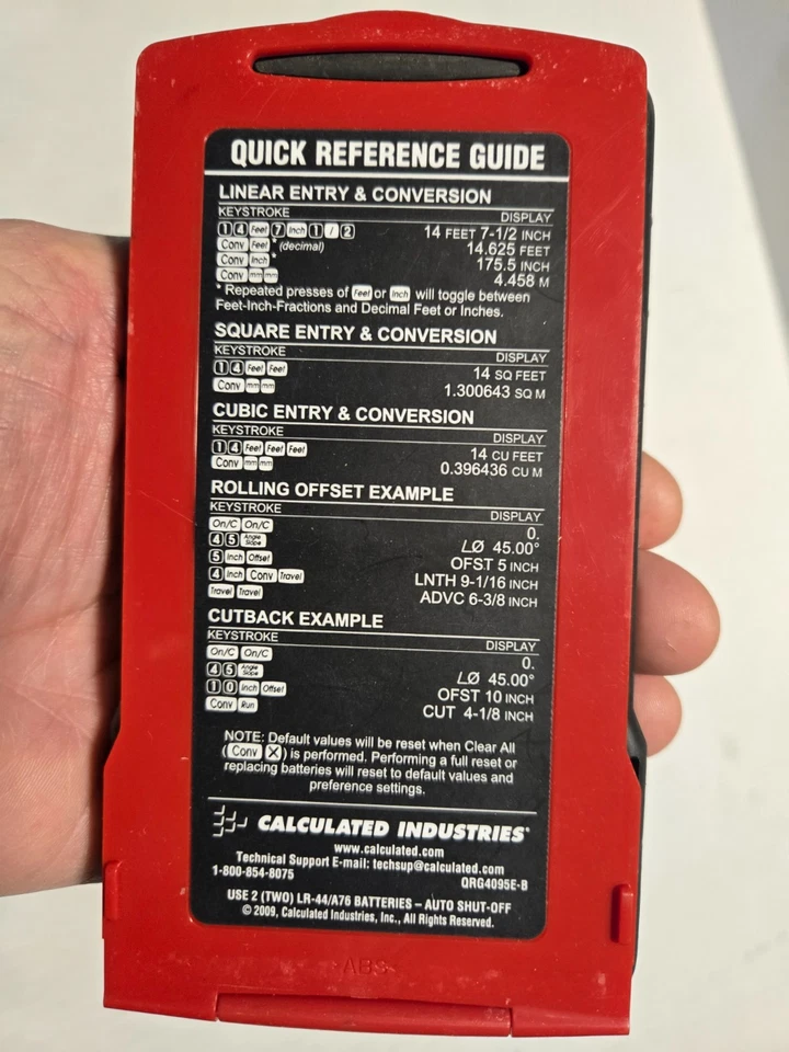 Pipe Trades Pro Advanced Pipe Trades Math Calculator 4095 with Protective case - Image 4 of 4