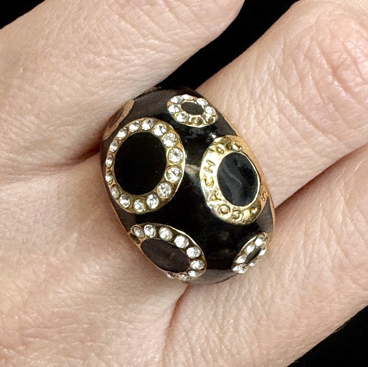 COACH パックマン リング 3点セット ゴールドカラー Coach 8 Ring Gold Fashion Rings for sale | eBay