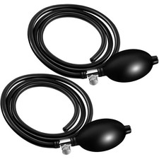 2 Set Blood Pressure Bulb Pump Replacement Rubber Inflation Bulb Adjustable Pump