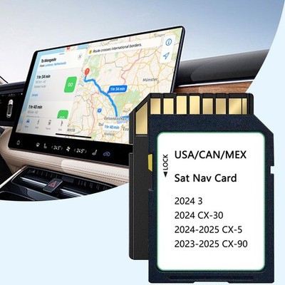 2025 Upgraded KMV6 66 EZ1B Navigation SD Card Map USA/CAN/MEX Black 