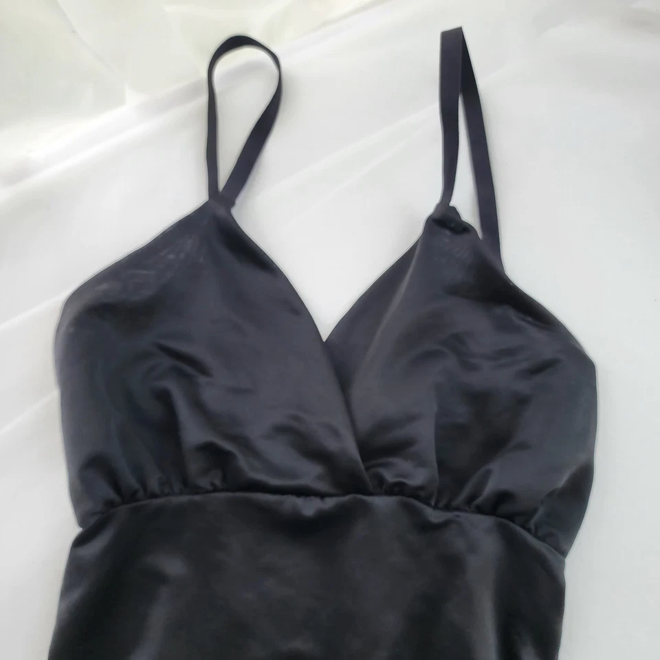 Skims BARELY THERE BODYSUIT BRIEF W SNAPS S 码缟玛瑙黑色全新透明网眼闪耀 — 第 4/4 张图片