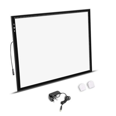 HSK A2 Artist Tracing Light Box Kopiertisch, 12V2A Adapter Strom A2, schwarz 