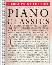 The Library of Piano Classics - Large Print Edition Piano Solo