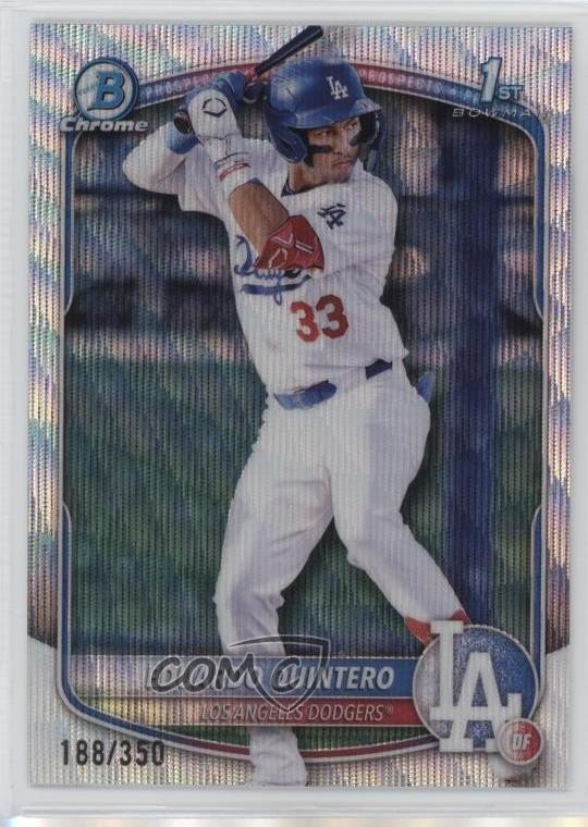 2025 Bowman Chrome Prospects Wave Refractor /350 Eduardo Quintero #BCP-115 12wz