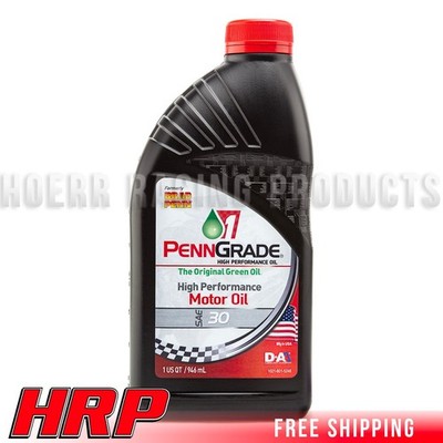 PENN GRADE 1 | 71396 | Monograde High Performance Oil SAE 30 | 1 Quart (4 Pack)