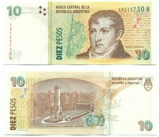 ARGENTINA 10 Pesos 2014 Suffix Ñ Uncirculated