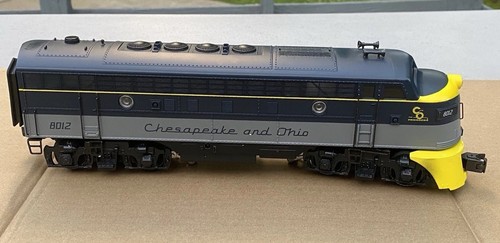 K-Line Chesapeake & Ohio F7 Diesel A-A 8012/8013 Set Dual Powered K2500 EXC/BOX - Picture 7 of 20