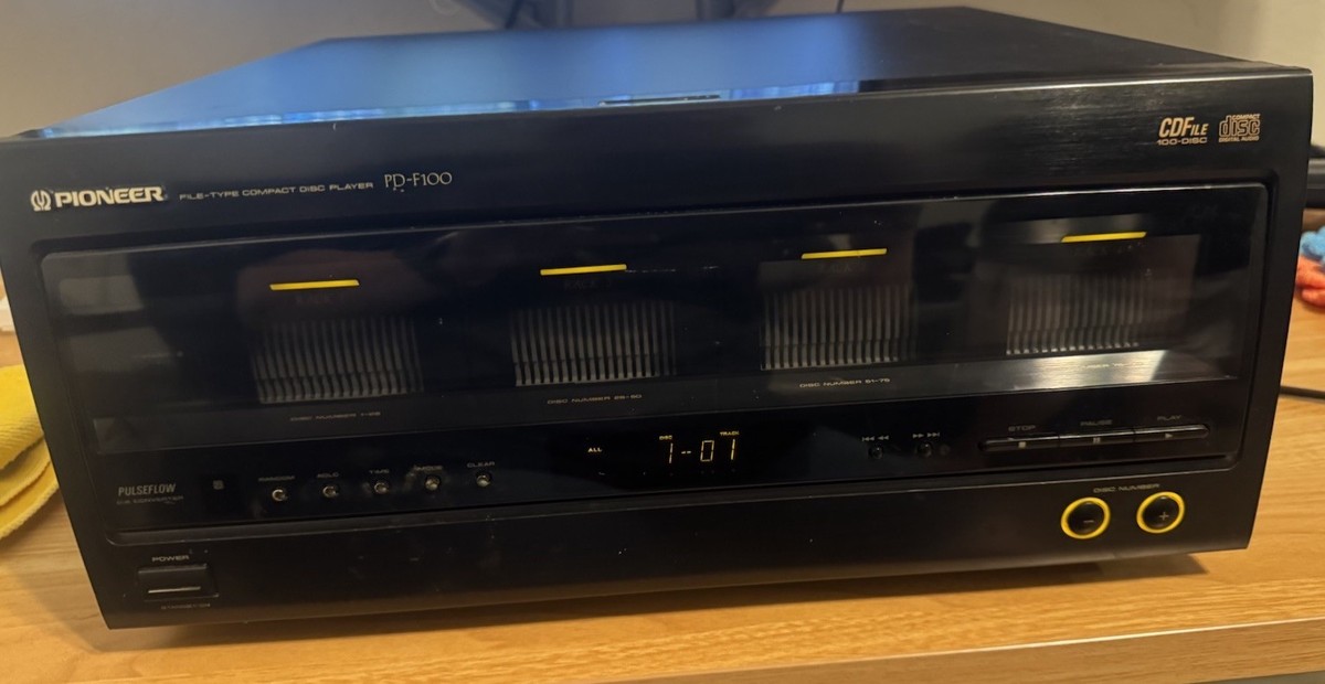 Pioneer PD-F100 CD File Type CD Player 100 CD Capacity | eBay