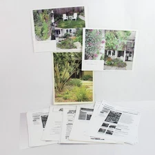 Lot of Vintage Home & Garden Design Flyers, Paper Ephemera Collection