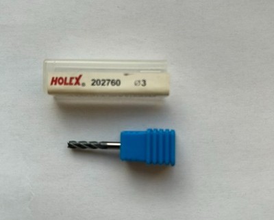 Hoffmann Holex 202760 VHM TIALN  Zylinderfräser 3mm            #050