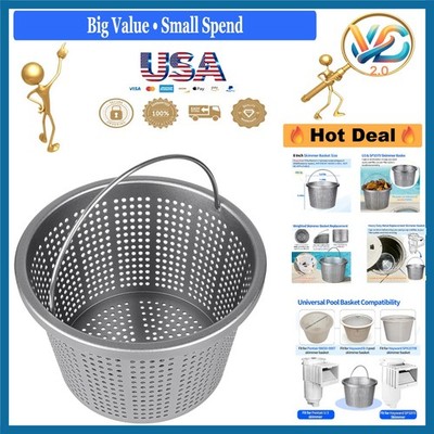 Heavy Duty Pool Skimmer Basket for Pentair U-3 & Hayward Inground Pool 8''