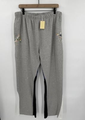 NEW MNML Sweatpants Men's 3XL Contrast Bootcut Paint Splatter Artsy Streetwear