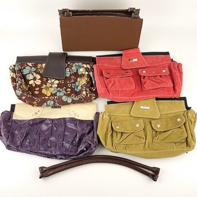Miche brown base bag Retired With 4 shells Corduroy