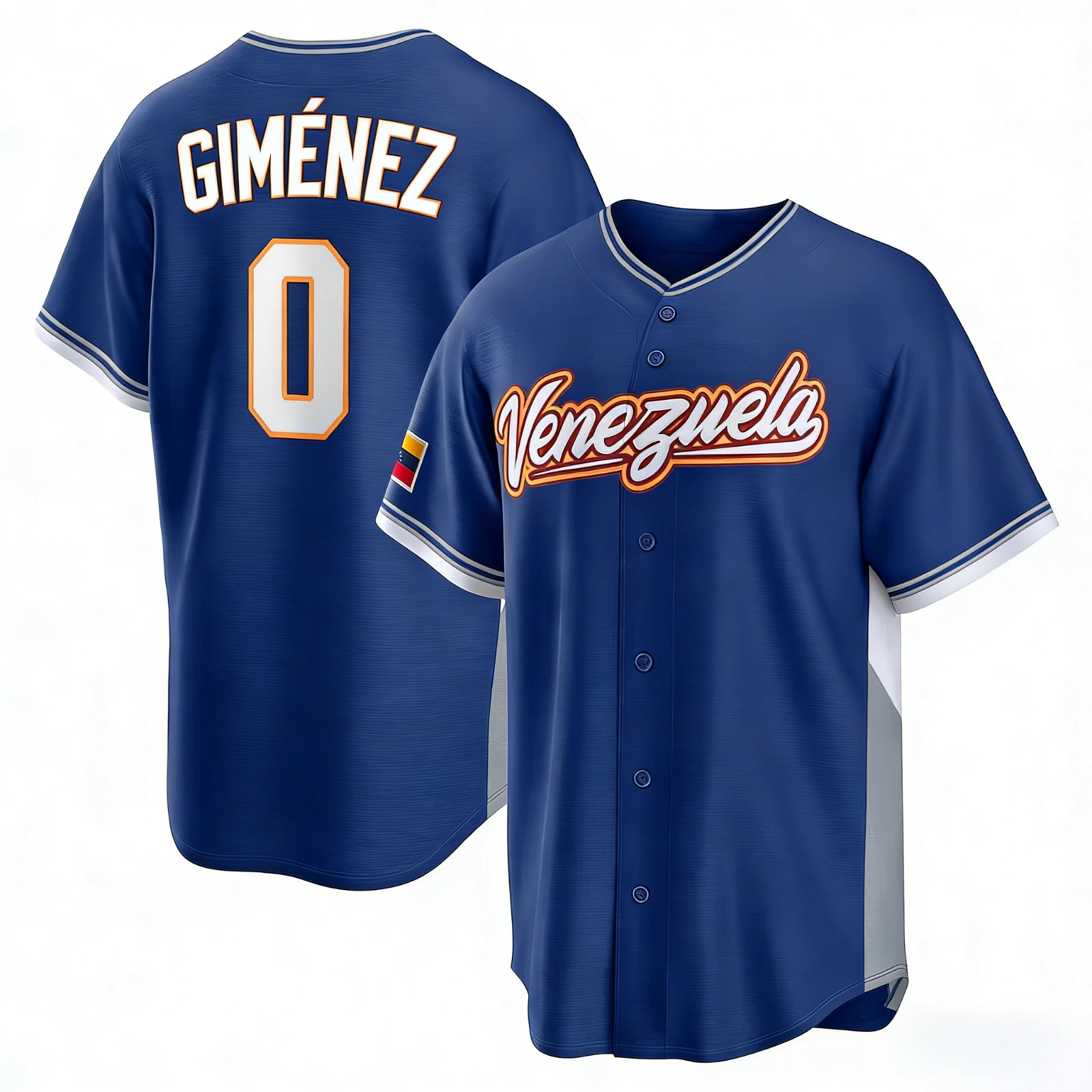 Venezuela Man's/Youth Baseball Royal 2026 World Baseball Classic  Jersey