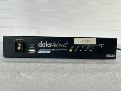 Datavideo NVS-20 H.264 Video Streaming Server HDMI SDI USB LAN Used