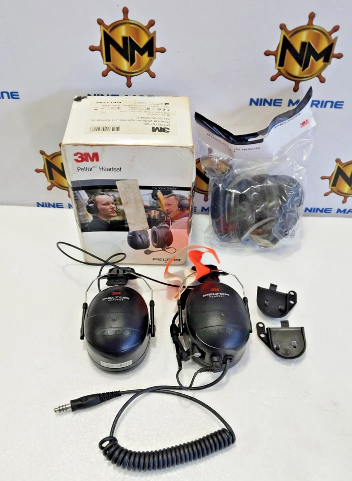 3M PELTOR MT7H79P3E headset 230ohm dyn.mic j11 helmet att XH-0016-5094-0 #new - Image 4 of 4