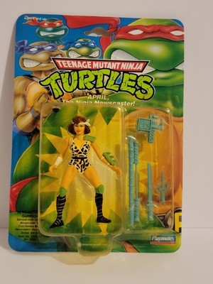 Teenage Mutant Ninja Turtles April The Ninja Newscaster 1992 Playmates