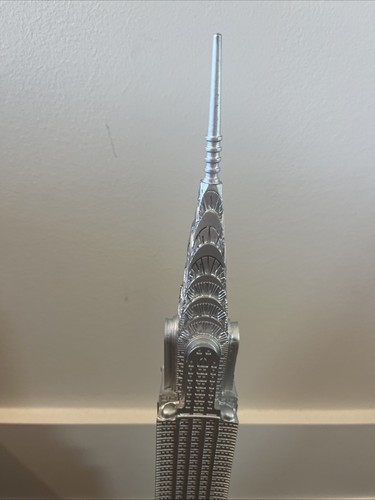 The Chrysler Building New York City 19" Replica Model Building Colbar Art Inc - Foto 2 di 9