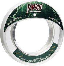 Vicious 100 Japanese Fluorocarbon Leader Fishing Line - 50 Lb Test 33