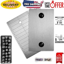 Discreet Titanium Crypto Seed Plates with Holographic Seals – 2 Plates Included