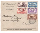 EGYPT 20m ZEPPELIN 1933 FDC *AVIATION CONGRESS* CDS Set First Day Cover KZ427