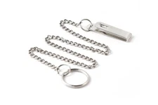  Pocket Chain Belt Clip Key Chain Accessory with 1.125 inch Split Ring, 19 