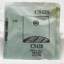 GS CS428 Watch Crystal For Gruen 415/789 - 20.9 x 20.9 mm - Replacement / Repair