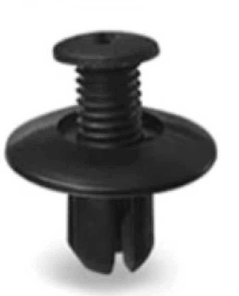 1pcs 1.1mm Nylon Bumper Push Fastener Retainer, USED