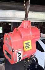Polipasto de cadena de aire neumático 4' elevación tirar cadena colgante modelo ARO 7740B tapa 300 lb.