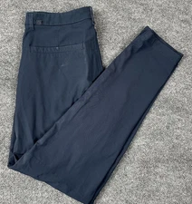 Lululemon Commission Slim Warpstreme Tech Navy Blue Pants 33( 34W x 32L )