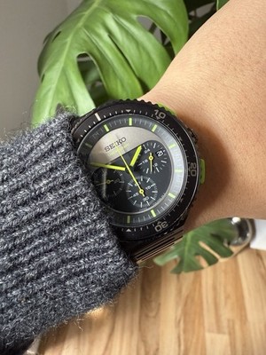 Mint Seiko Giugiaro SCED007 Bishop From 'Aliens' 7T12-0AE0 Men's