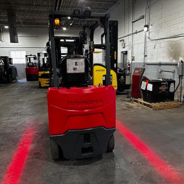2021 Raymond 4750C50 5000lb Used Electric Forklift Triple Mast Sideshift - Image 3 of 4
