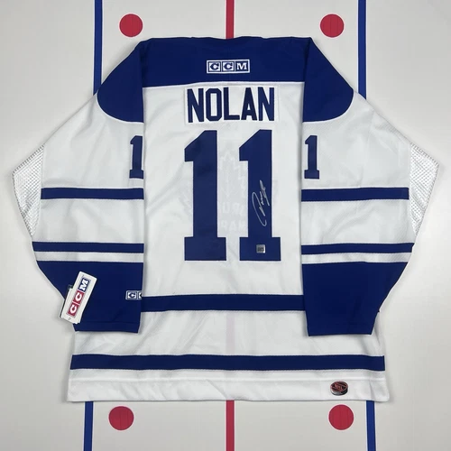 Owen Nolan Toronto Maple Leafs Autographed CCM NHL Hockey Jersey Size XL NWT