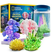 National Geographic Ultimate Crystal Growing Kit Grow 5 Types of Crystals Incl