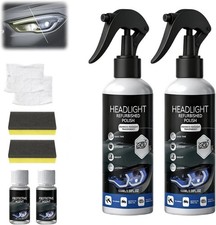 2Pcs Car Headlight Restoration Polishing Kits,Headlight Restoration