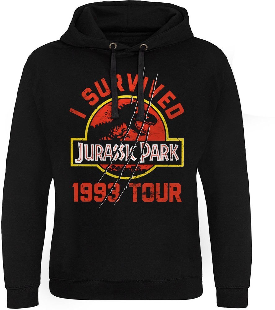 Jurassic Park 1993 Tour Epic Hoodie Black