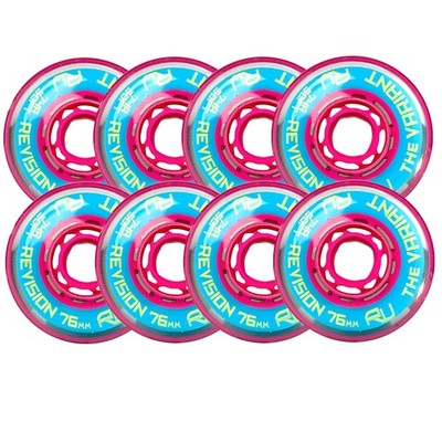 Revision Roller Hockey Wheels Indoor Variant 8-Pack (Choose Size/Hardness)
